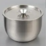 Stainless Steel Tall Pot with Lid for Cooking & Simmering – main image