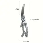 Stainless Steel Kitchen Shears for Cutting Meat, Fish and Poultry – gallery image 4