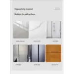 Iron Storage Rack for Organizing & Hanging Items with Grid Design and Hooked Rail – gallery image 5