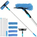 High Window Cleaning Squeegee for Window Cleaning with Extension Pole and Rotating Head – main image
