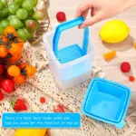 Container with Filter for Mess-Free Storage of Condiment Foods, Easy-Open Lid – gallery image 7