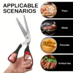 Pizza Scissors for Cutting & Serving with Soft-Grip Handle – gallery image 5