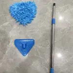 360° Rotary Triangle Mop for Wet and Dry Cleaning, Adjustable Retractable Handle – gallery image 8