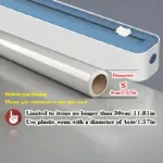 Sliding Blade Plastic Wrap Cutter for Cutting & Dispensing Wrap Rolls, Dual-Direction Slide – gallery image 9