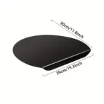 Vegetable Cutting Board for Food Prep & Chopping with Non-Slip Lip and Transparent Black Surface – gallery image 4