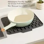 Silicone Drain Mat for Drying Dishes and Protecting Surfaces – gallery image 10