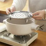 3pcs Stainless Steel Steamer Rack for Steaming and Baking – gallery image 4