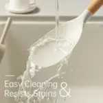 10-Piece Silicone Cooking Utensil Set for Cooking & Serving with Wooden Handles – gallery image 7