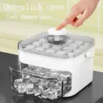 Ice Cube Mold Container with Lids for Making & Storing Ice, Dual-Layer Design – gallery image 6