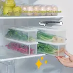 6pcs Stackable Plastic Storage Containers with Lids for Organizing Food Items, Rectangular Design – gallery image 10