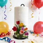 Cast Iron Tulip Tissue Holder for Holding Standard Tissue Rolls and Sheets – gallery image 8