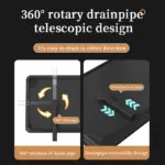 Double-Layer Carbon Steel Dish Rack for Drying Dishes & Organizing Countertop Items – gallery image 9