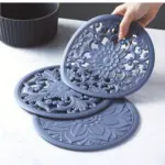 3pcs Silicone Insulated Mats for Heat Insulation & Surface Protection, Non-Slip Design – main image