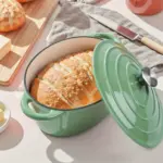 Enameled Cast Iron Dutch Oven Pot with Lid for Bread Baking & Cooking, Dual Handles – gallery image 6