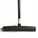 Rubber Broom with Squeegee Edge for Sweeping Hair & Wiping Smooth Surfaces – gallery image 3