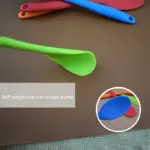 4pcs Heat-Resistant Silicone Mixing Spoons for Stirring & Mixing, Non-Stick Surface – gallery image 8