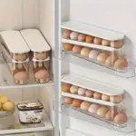 Automatic Egg Storage Box for Organizing & Dispensing Eggs with Double-Layer Sliding Design – gallery image 6