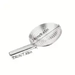 Stainless Steel Skimmer Scoop for Deep Frying & Oil Skimming with Long Handle – gallery image 11