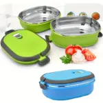 Stainless Steel Bento Lunch Box for Packed Meals & Food Storage with Insulated Design – main image