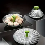 Stainless Steel Collapsible Steamer Basket for Steaming Food with Folding Petals – gallery image 7