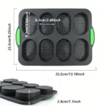 Silicone Baguette and Bun Baking Pan for Baking Bread Rolls, Non-Stick Surface Design – gallery image 4