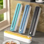 Sliding Blade Plastic Wrap Cutter for Cutting & Dispensing Wrap Rolls, Dual-Direction Slide – gallery image 6