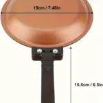 Double-Sided Folding Frying Pan for Flipping Pancakes and Eggs, Non-Stick Surface – gallery image 3