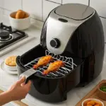 Air Fryer Grill Rack Set for Grilling & Steaming with Metal Rack and Skewers – gallery image 7