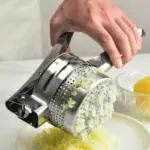 Stainless Steel Potato Ricer for Mashing & Pressing with Non-Slip Handle – gallery image 3