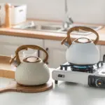 Stainless Steel Whistling Kettle for Boiling Water, 3 Liters, Wooden-Pattern Handle – gallery image 8