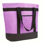 Insulated Reusable Tote Bag for Grocery Shopping & Food Transport, Zip Closure – gallery image 6