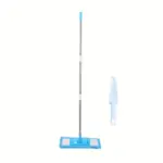 Rotatable Flat Mop for Wet and Dry Cleaning with Chenille Mop Head – gallery image 2