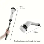 Electric Cleaning Brush for Household Surface Cleaning, Extendable Long Handle – gallery image 4