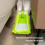 Rotatable Flat Mop for Wet and Dry Cleaning with Chenille Mop Head – gallery image 9