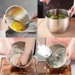 Stainless Steel Tall Pot with Lid for Cooking & Simmering – gallery image 5