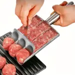 Stainless Steel Triple Meatball Maker Spoon for Shaping & Releasing Meatballs – main image