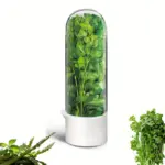 Herb Storage Box for Refrigerated Produce Storage & Organization, Large Container – main image