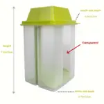 Container with Filter for Mess-Free Storage of Condiment Foods, Easy-Open Lid – gallery image 4