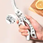 Carbon Steel Kitchen Scissors for Cutting & Trimming Food Ingredients, Ergonomic Ambidextrous Grip – gallery image 5