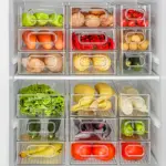 6pcs Refrigerator Organizer Bins for Food Storage & Organization, Transparent – main image