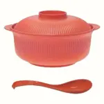 Casserole-Style Bowl with Lid and Spoon for Serving Noodles, Rice, and Soup – gallery image 3