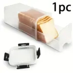 Retractable Bread Storage Box for Storing Bread & Baked Goods, Rectangular Design – gallery image 9