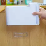 Wall-Mounted Dual-Compartment Trash Bag Holder for Bag Storage & Dispensing, ABS Plastic – gallery image 4