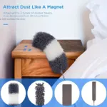 Microfiber Duster with Telescopic Extension Pole for High-Reach Dusting & Cobweb Removal – gallery image 5