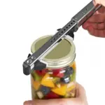 Adjustable Jar, Bottle and Can Opener for Twisting and Lifting, Stainless Steel with Soft Rubber Grip – gallery image 3