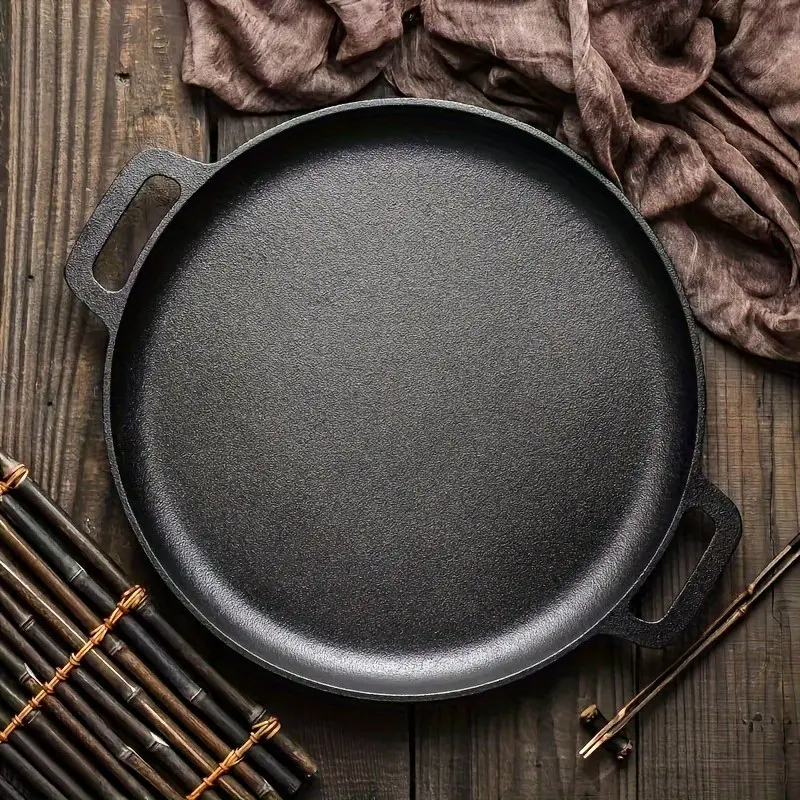 Pre-Seasoned Cast Iron Pan for Stovetop Cooking & Searing, Even-Heating Design – description image 1