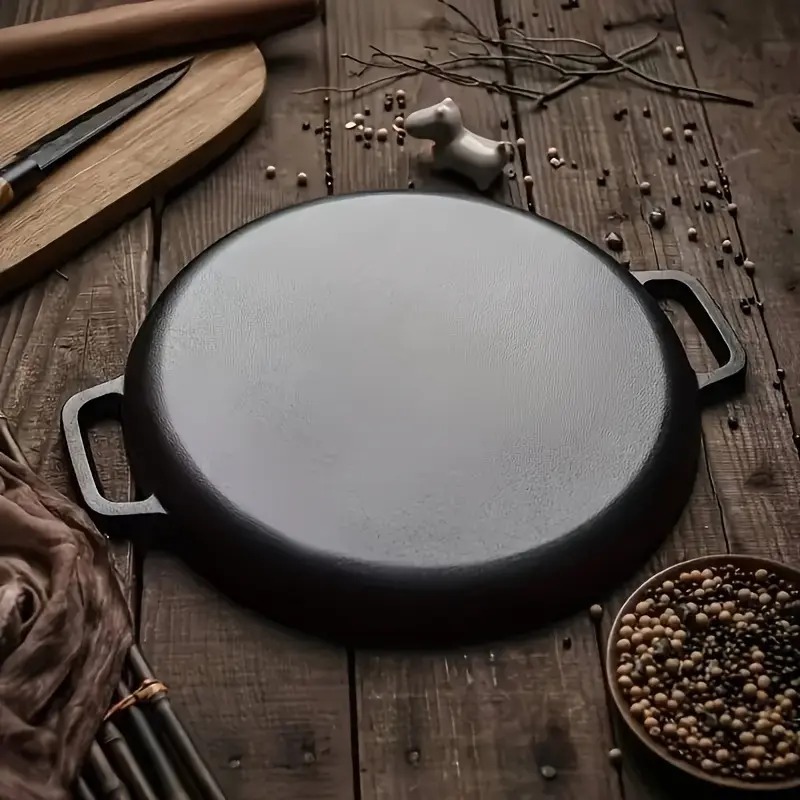 Pre-Seasoned Cast Iron Pan for Stovetop Cooking & Searing, Even-Heating Design – description image 2