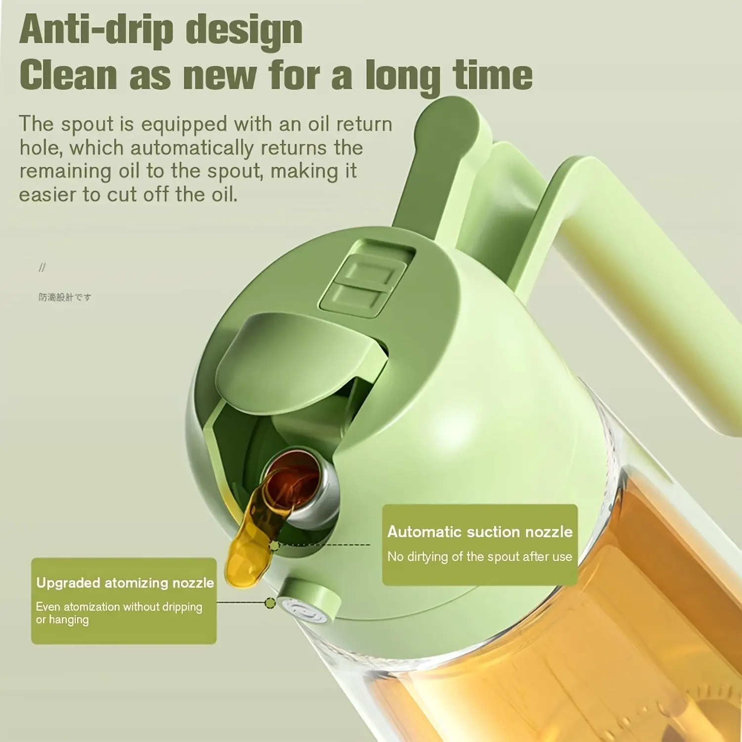 2pcs Olive Oil Sprayer for Controlled Oil Dispensing, Light-Blocking Design – description image 3