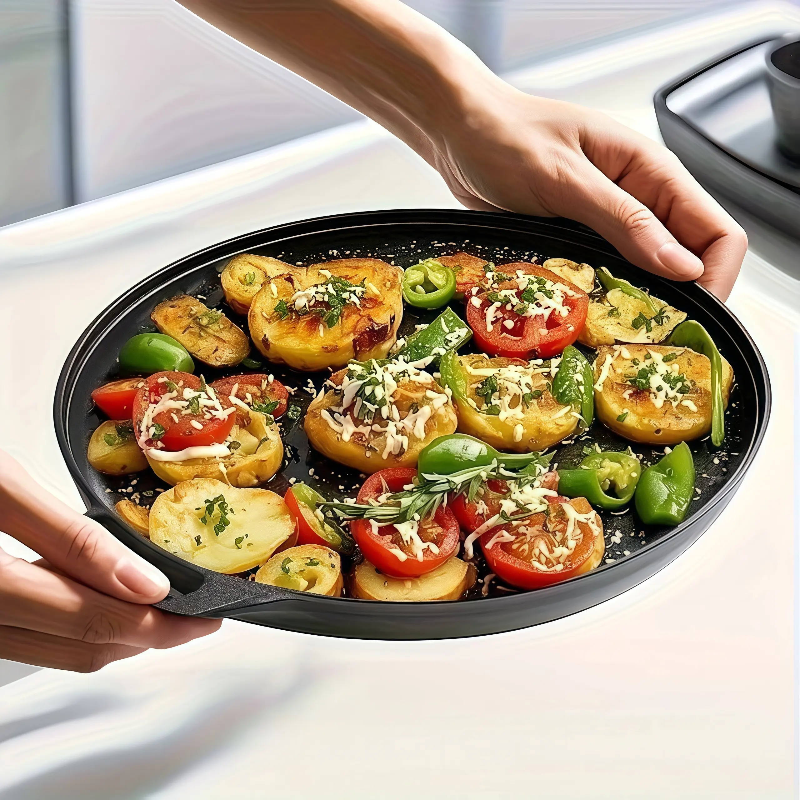 Pre-Seasoned Cast Iron Pan for Stovetop Cooking & Searing, Even-Heating Design – description image 7
