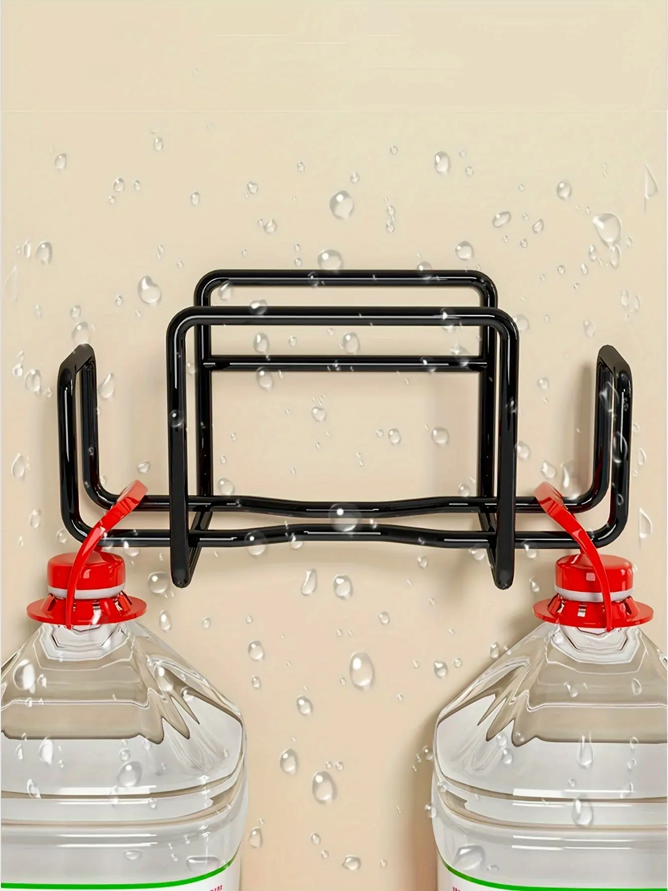 Wall-Mounted Tissue Holder for Holding Tissue Rolls and Sheets, Non-Drilling Adhesive Mount – description image 7